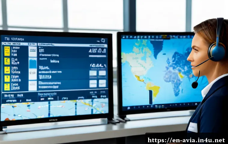 항공운항관리사 시험 실기 난이도 - Photorealistic aviation operations practical exam setting in a modern airport operations training ro...